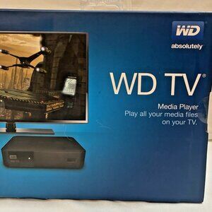 WD TV Media Player 1080p HDMI Miracast Streaming w Remote #WDBYMN0000NBK-HESN